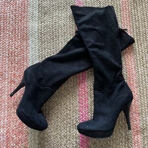 Guess women’s high heel suede boots size 8.5